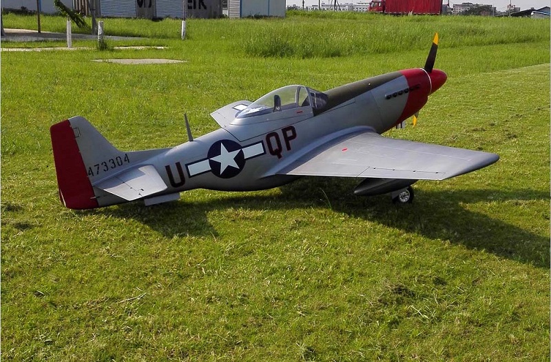 P-51D Mustang Full Composite ARF (226cm, 11kg, 60cc) TOPRC Model