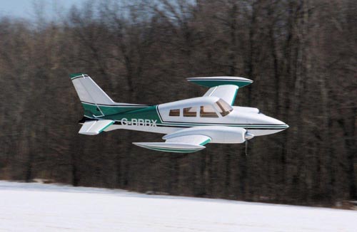 Cessna 310 rc clearance plane