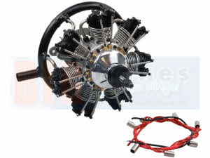 UMS 7-77cc Radial 4-stroke Glow Engine (4.8hp, 2600gr)