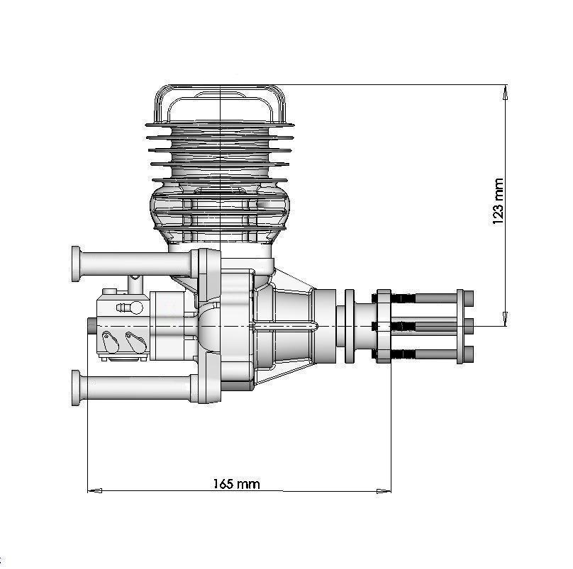 55cc rc airplane engine